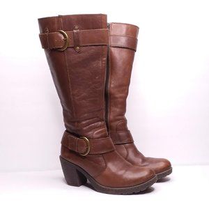 b.o.c. Tall Leather Heeled Boot size 8